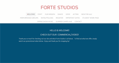 Desktop Screenshot of fortestudios.biz